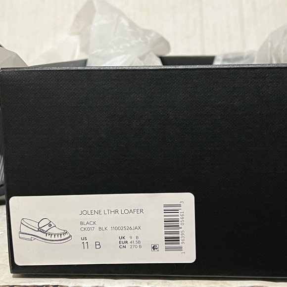 Coach Jolene Black Leather Loafer Shoe Size 11 - Picture 14 of 14